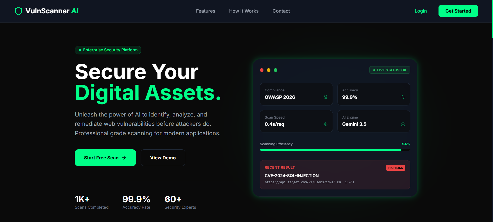 AI-Powered Web Vulnerability Scanner